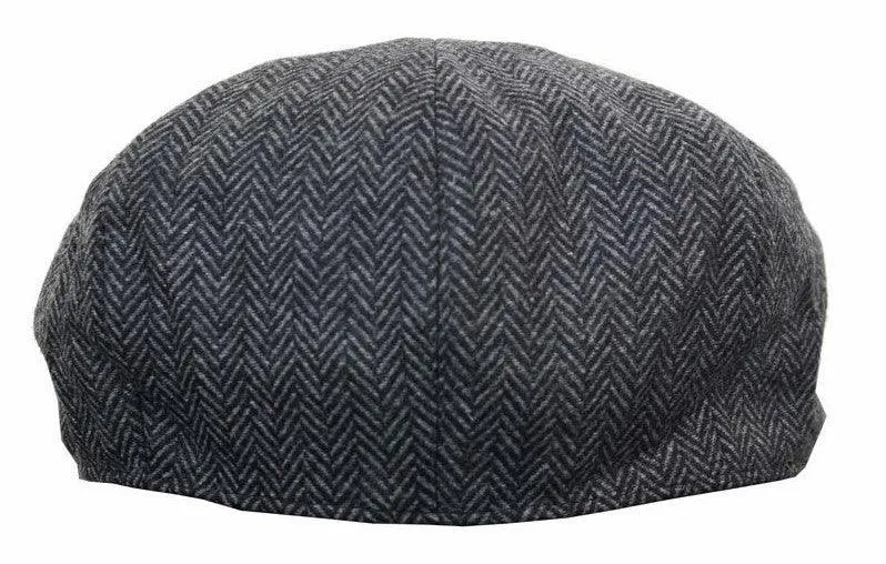 Men's Herringbone Tweed Newsboy Cap sold by Tru Clothing product image thumbnail 2