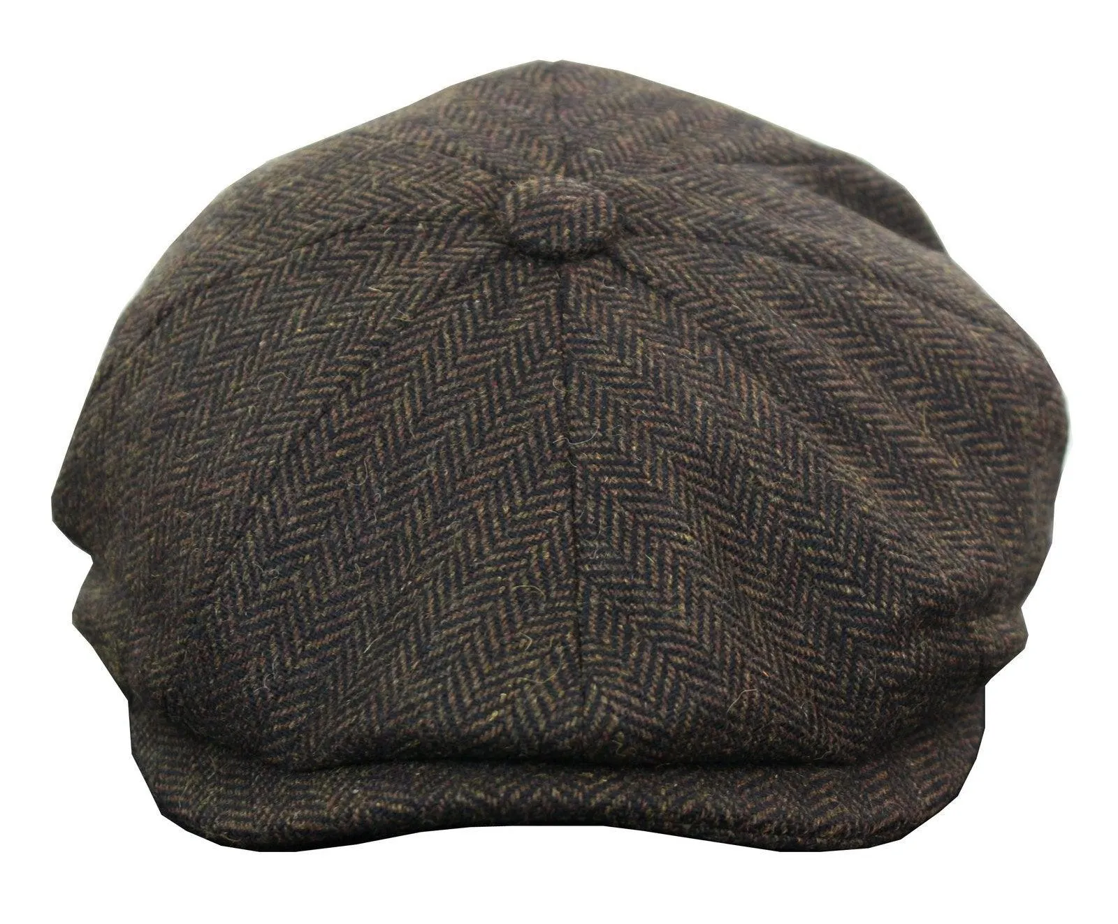 Men's Herringbone Tweed Newsboy Cap sold by Tru Clothing product image thumbnail 5