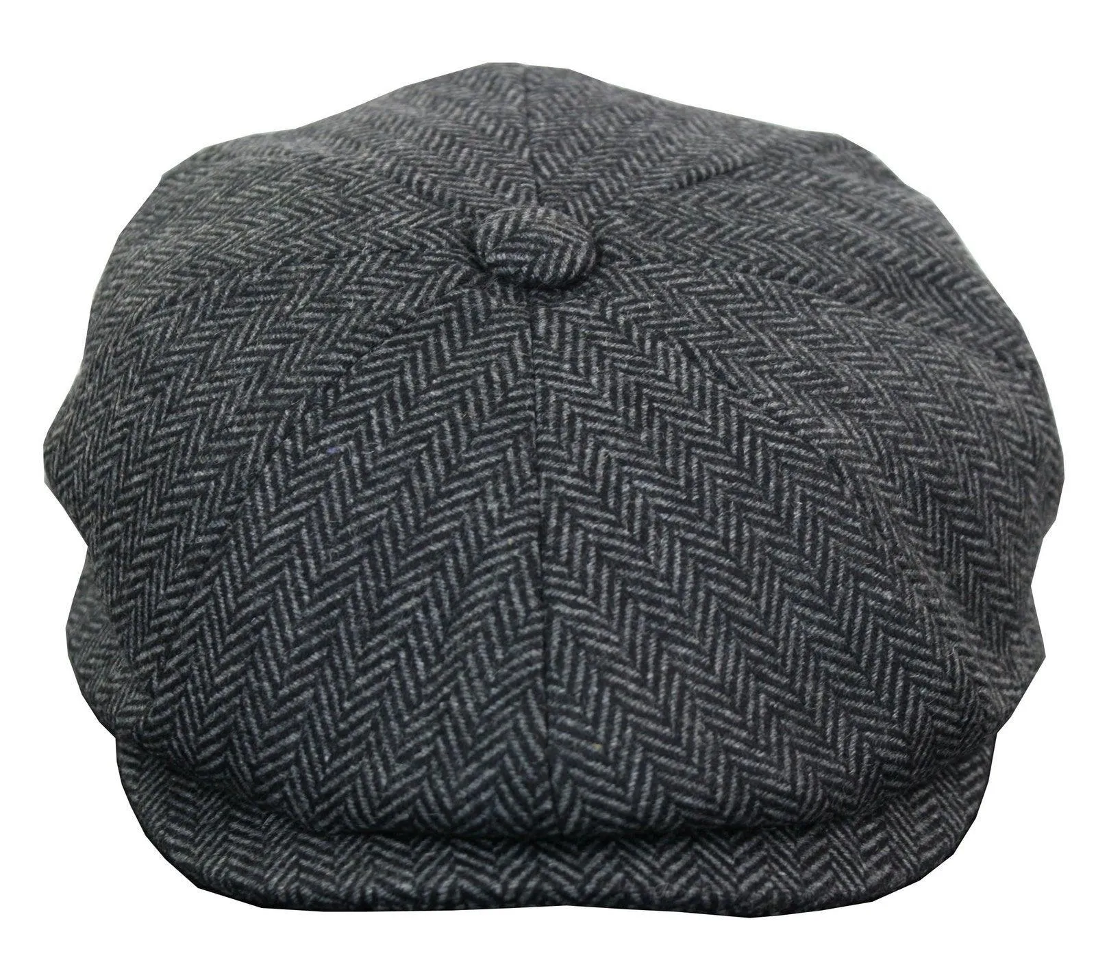 Men's Herringbone Tweed Newsboy Cap sold by Tru Clothing