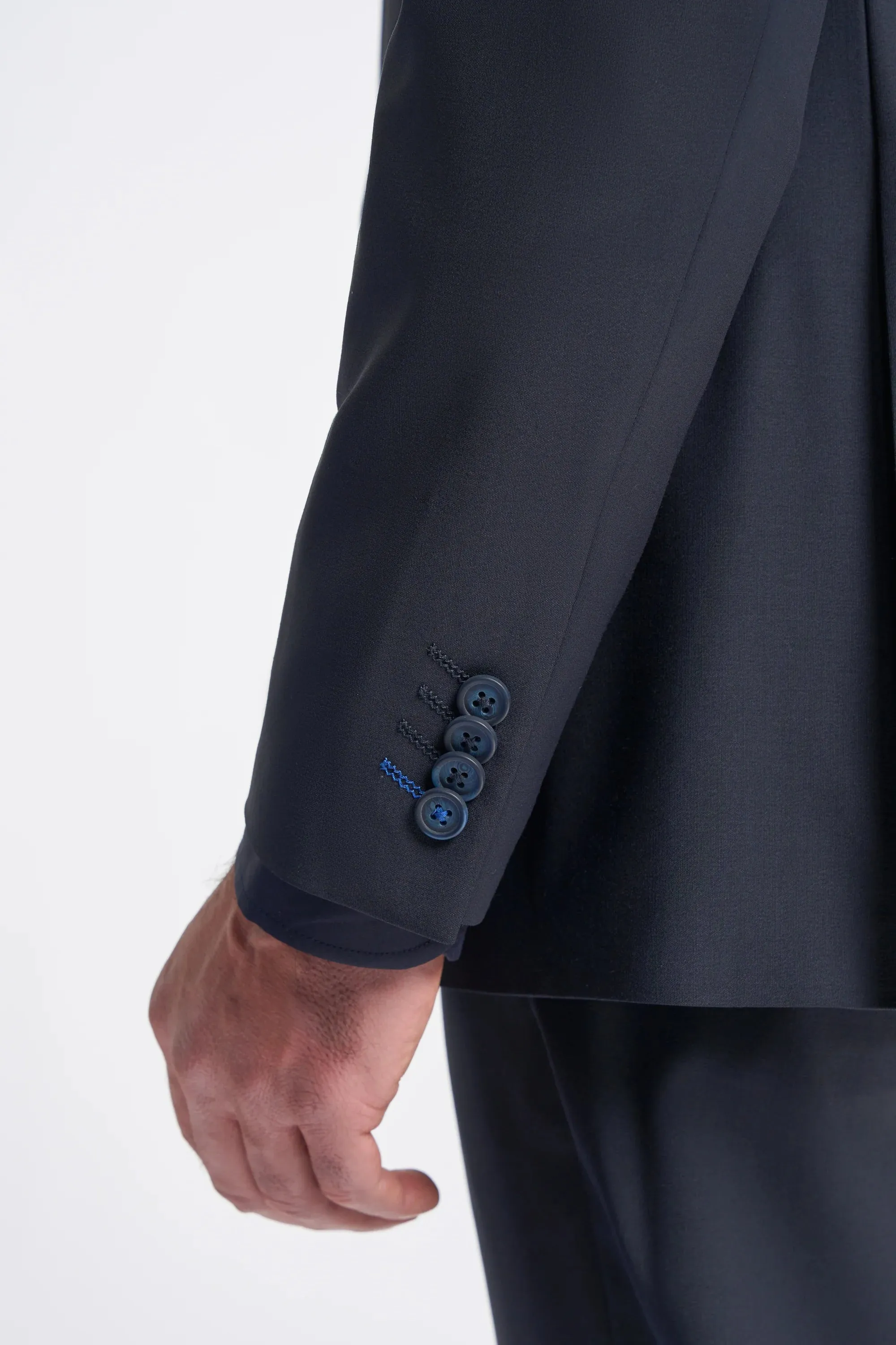 Bond - Men's Dark Navy Tailored Fit Blazer sold by Tru Clothing product image thumbnail 2