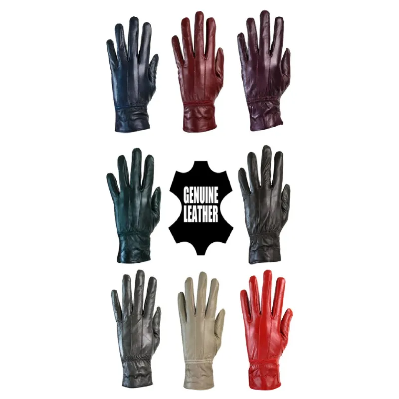 4960 - Women's Winter Quality Soft Leather Gloves Fur Lined Warm sold by Tru Clothing