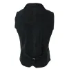 Men's Suede Leather Vest Tan Brown Black Wine Waistcoat sold by Tru Clothing