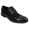 Mens Brogues Leather Shoes Italian Designer Smart Casual Brown Black Navy Retro sold by Tru Clothing