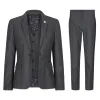 ws-11 - Women's 3 Piece Suit Grey Formal Office 1920s sold by Tru Clothing