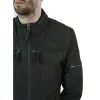 Men's Biker Motorcycle Distressed Brown Zip Short Leather Jacket Suede sold by Tru Clothing