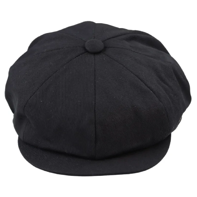 Men's 8 Panel Razor Summer Baker Boy Hat Cotton Blinders Newsboy Flat Cap Shelby sold by Tru Clothing