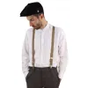 Men's Classic Trouser Braces Suspenders 1920s Gatsby Peaky Blinders Colours sold by Tru Clothing