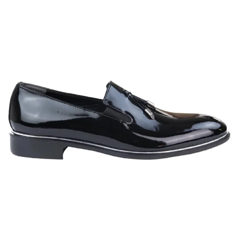 Mens Slip On Tassel Shoes with Metal Trim sold by Tru Clothing
