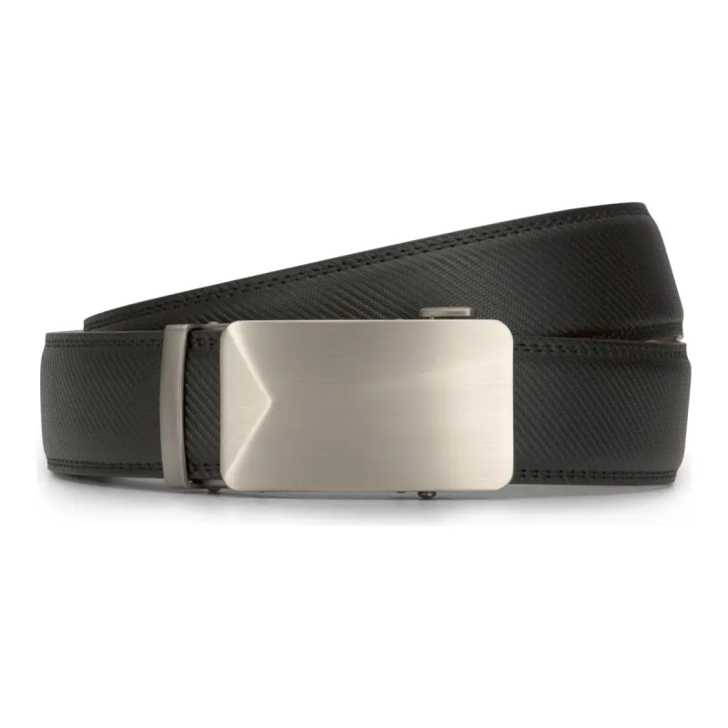 Mens Leather Belt Ratchet Trouser Jeans Dress 35MM Trim to Fit Any Size sold by Tru Clothing