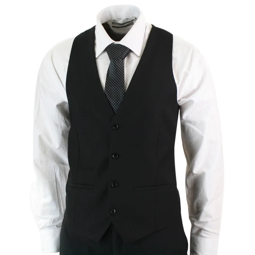 Parker - Men's Boys 3 Piece Black Suit Classic Door Man Mourning Funeral sold by Tru Clothing product image thumbnail 5