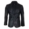 Men's Classic Leather 2 Button Blazer Jacket sold by Tru Clothing