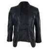 Men's Classic Leather 2 Button Blazer Jacket sold by Tru Clothing