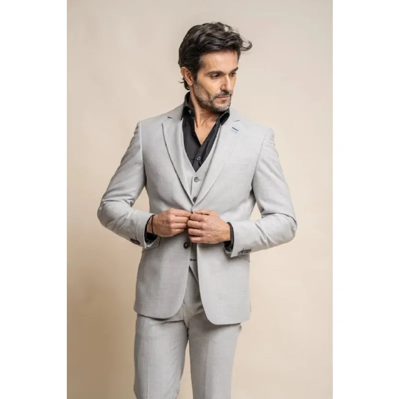 Furious - Men's Classic Grey Blazer made by House of Cavani