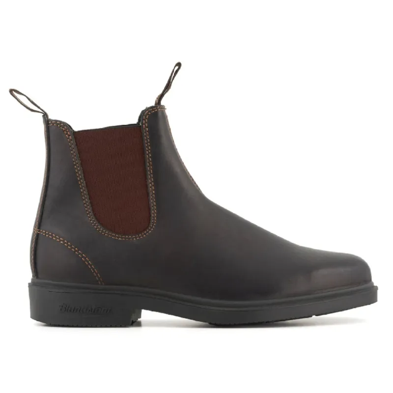 Blundstone 062 Stout Brown Leather Chiesel Toe Chelsea Boot sold by Tru Clothing