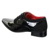 Mens Patent Shiny Suede Leather Shoes Smart Formal Laced Italian Designer sold by Tru Clothing