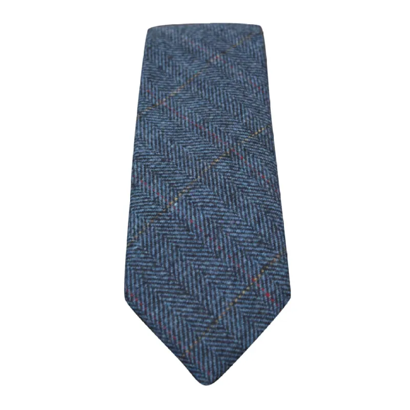 Men's Tweed Herringbone Textured Velvet Classic Bows made by Marc Darcy