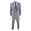 469 - Men's 3 Piece Suit Grey Formal 1920s Classic Gatsby sold by Tru Clothing