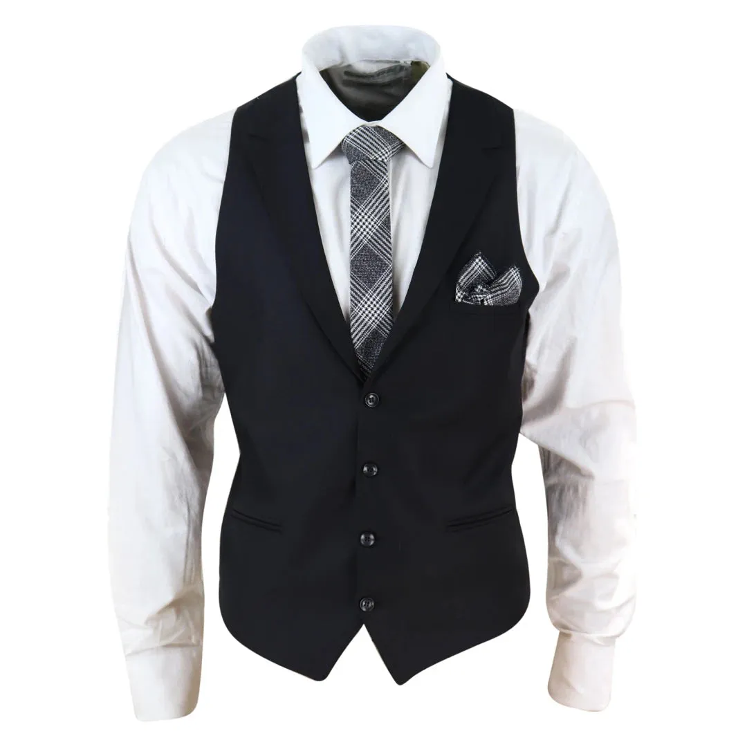 Men's Waistcoat Herringbone Check 1920s Blinders Gatsby sold by Tru Clothing