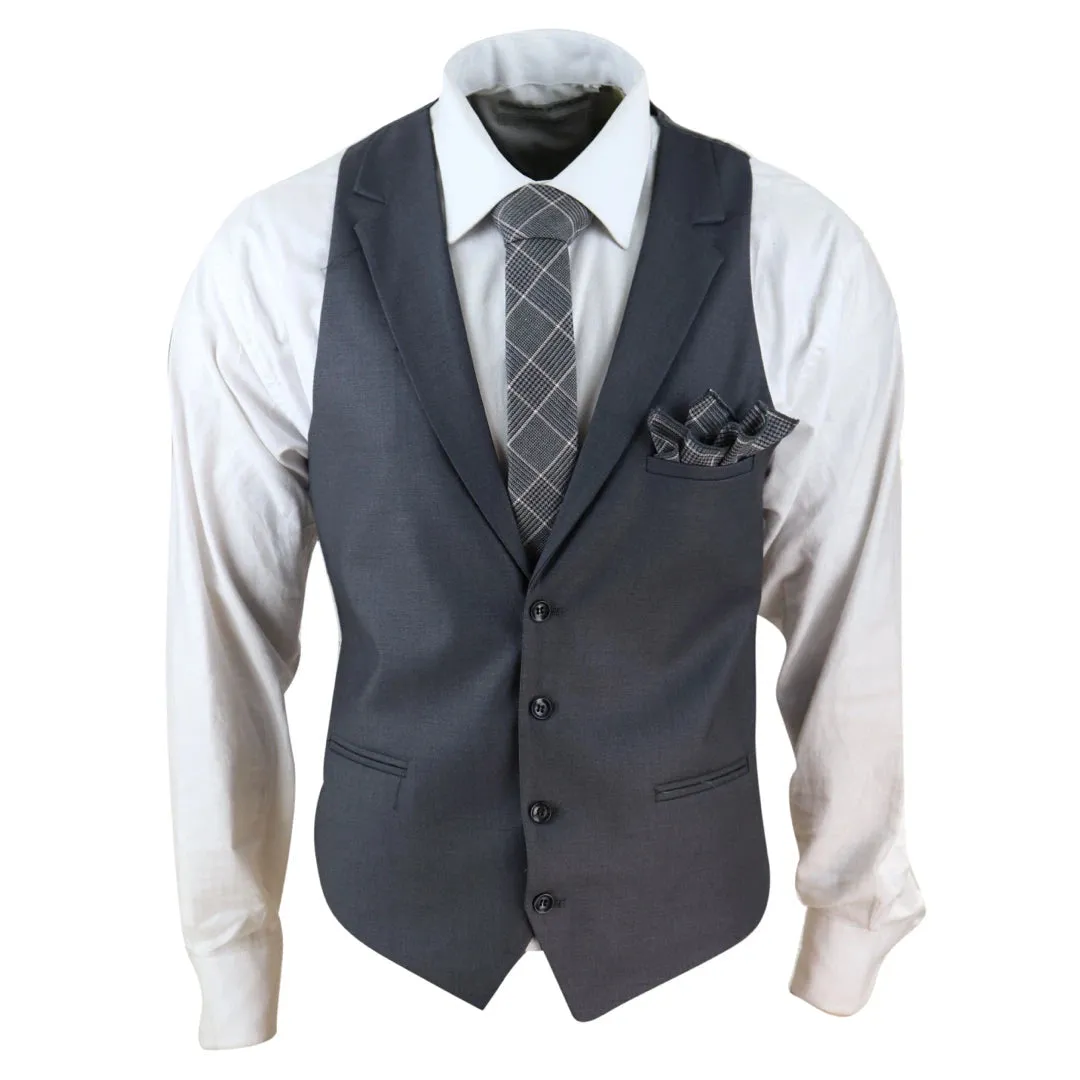 Men's Waistcoat Herringbone Check 1920s Blinders Gatsby sold by Tru Clothing product image thumbnail 4