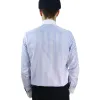 Men's Penny Button Shirt Round Collar Peaky Blinders Stripe Regular Fit sold by Tru Clothing