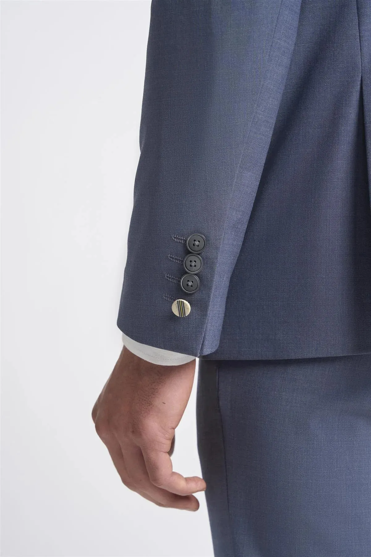 Victorious - Men's Grey 2 Piece Double Breasted Suit sold by Tru Clothing product image thumbnail 5