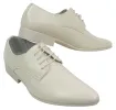 Mens Blue Black Cream Beige Leather Italian Design Shoes Pointed Laced Smart sold by Tru Clothing
