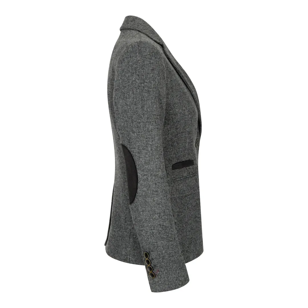 wsn01 - Women Grey Suit Blazer Waistcoat & Trousers in Tweed Herringbone sold by Tru Clothing product image thumbnail 4
