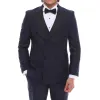 SDW2303 - Men's Double Breasted Navy Tuxedo Suit Dinner Jacket Black Noth Lapel Tux Classic sold by Tru Clothing