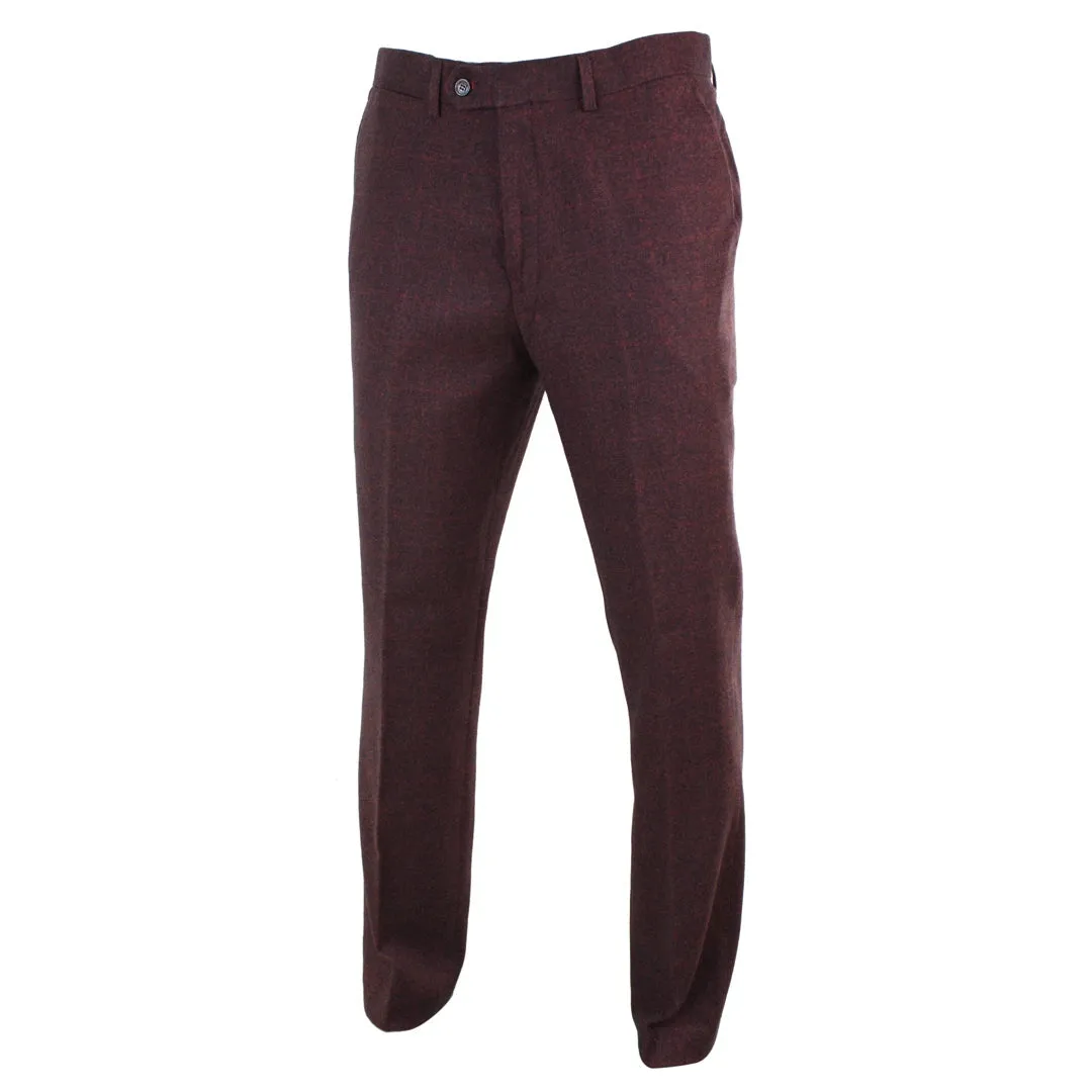 Men's Tweed Check Herringbone Blinders Trousers Regular sold by Tru Clothing product image thumbnail 2