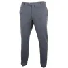 STZ11 - Men's Grey Charcoal Tweed Herringbone Wool Trousers sold by Tru Clothing