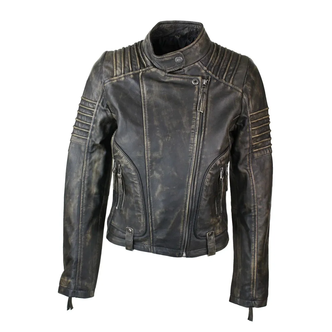 Women's Leather Blazer Black Gold Jacket sold by Tru Clothing product image thumbnail 5