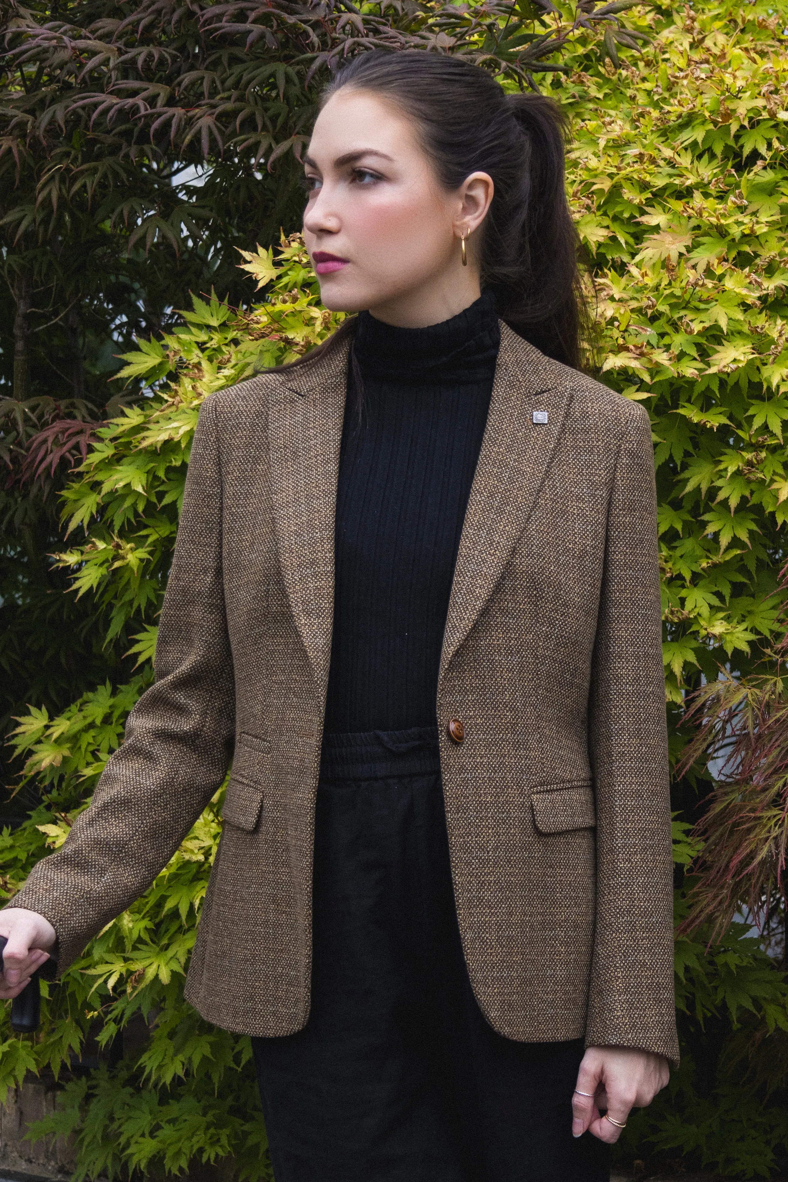 Ralph - Women's Brown Tweed Tailored Fit Blazer sold by Tru Clothing product image thumbnail 2