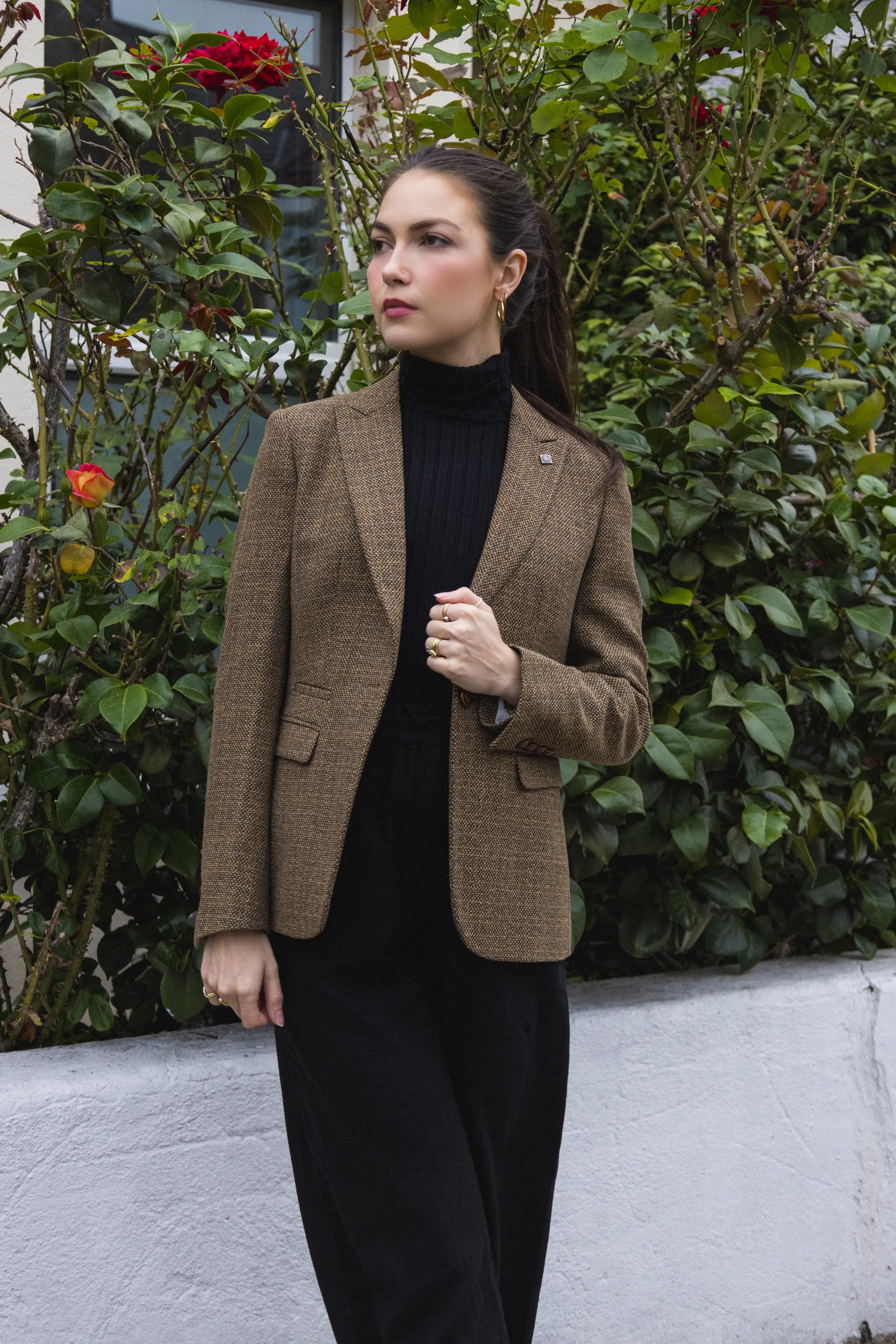 Ralph - Women's Brown Tweed Tailored Fit Blazer sold by Tru Clothing product image thumbnail 3