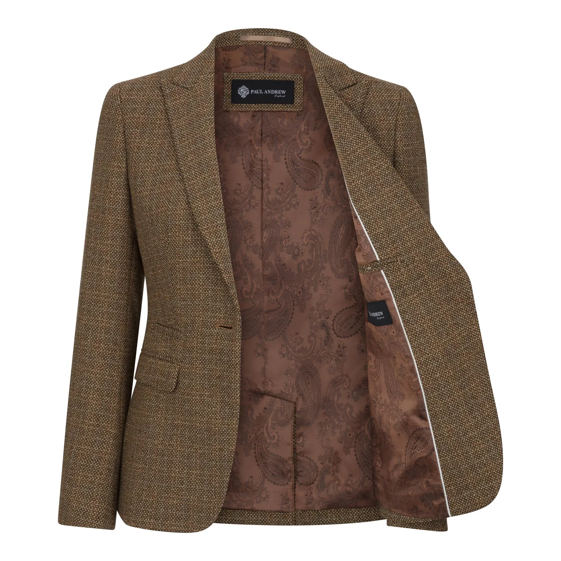 Ralph - Women's Brown Tweed Tailored Fit Blazer sold by Tru Clothing product image thumbnail 4