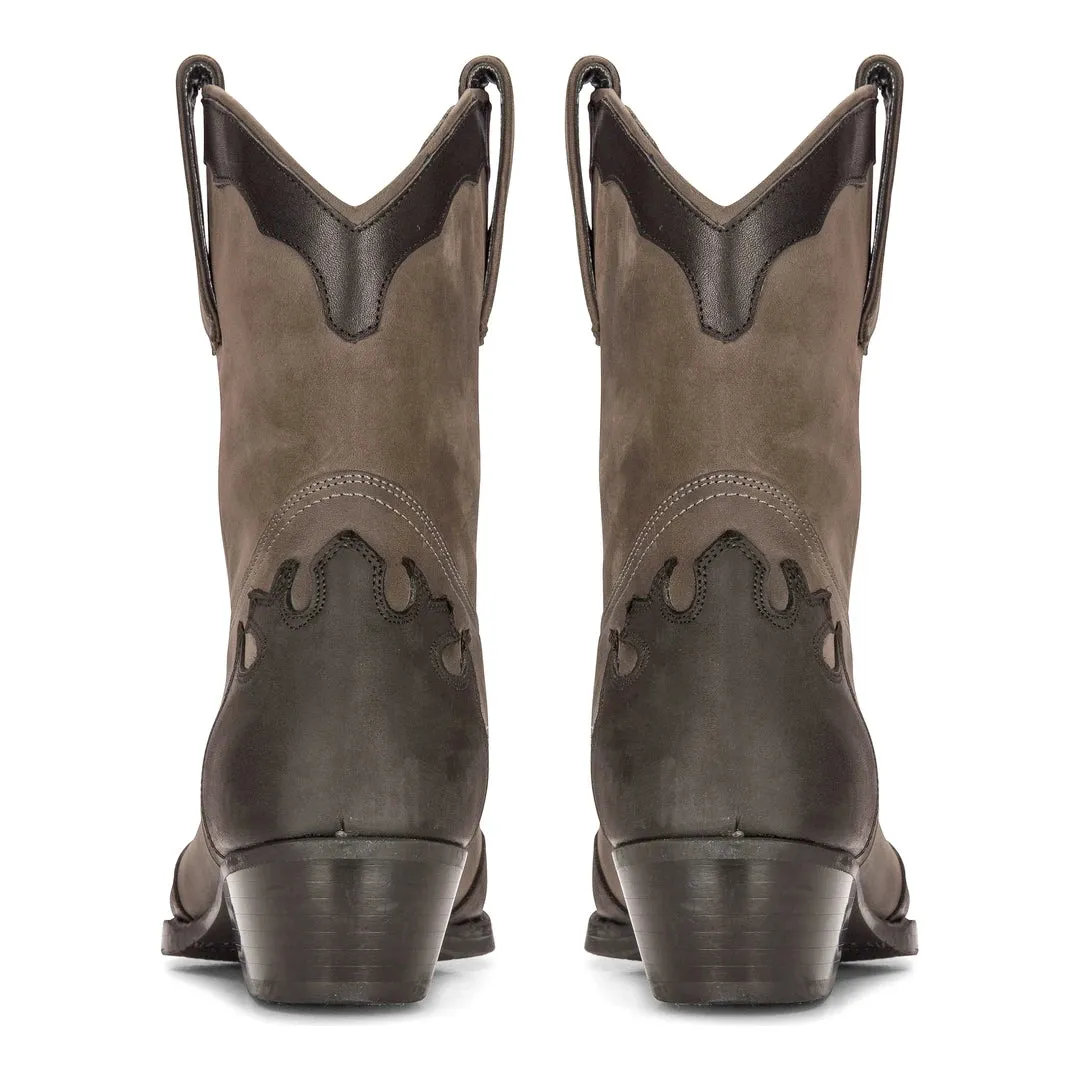 Mens High Western Boots Real Leather Riding Dancing Hunting Cowboy Vintage Pointed Toe sold by Tru Clothing product image thumbnail 3