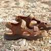 Salton Basics C4 - Men's Open Toe Leather Sandals sold by Tru Clothing
