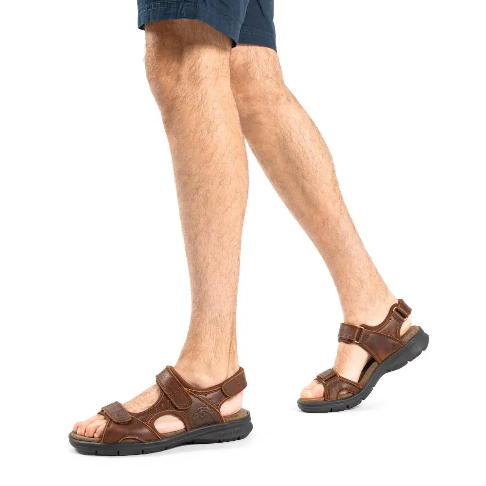 Salton Basics C4 - Men's Open Toe Leather Sandals sold by Tru Clothing product image thumbnail 3