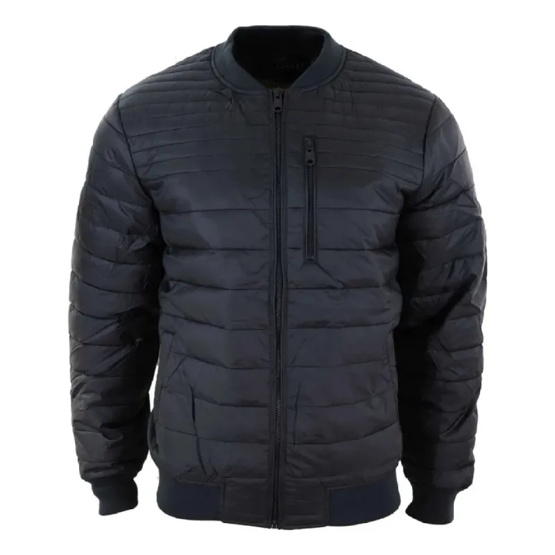 Men's Pilot Quilted Bomber Jacket War Aviator Flying Air Force Top Gun sold by Tru Clothing