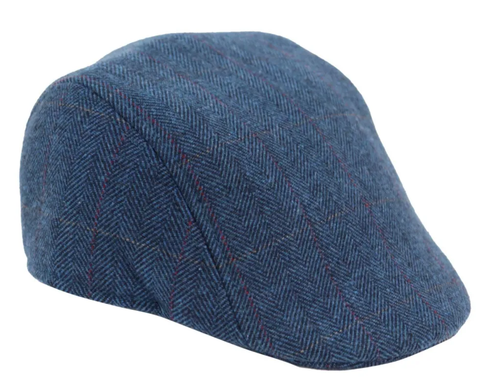Dion - Men's Tweed Grandad Flat Caps Hats Blinders Check Classic sold by Tru Clothing