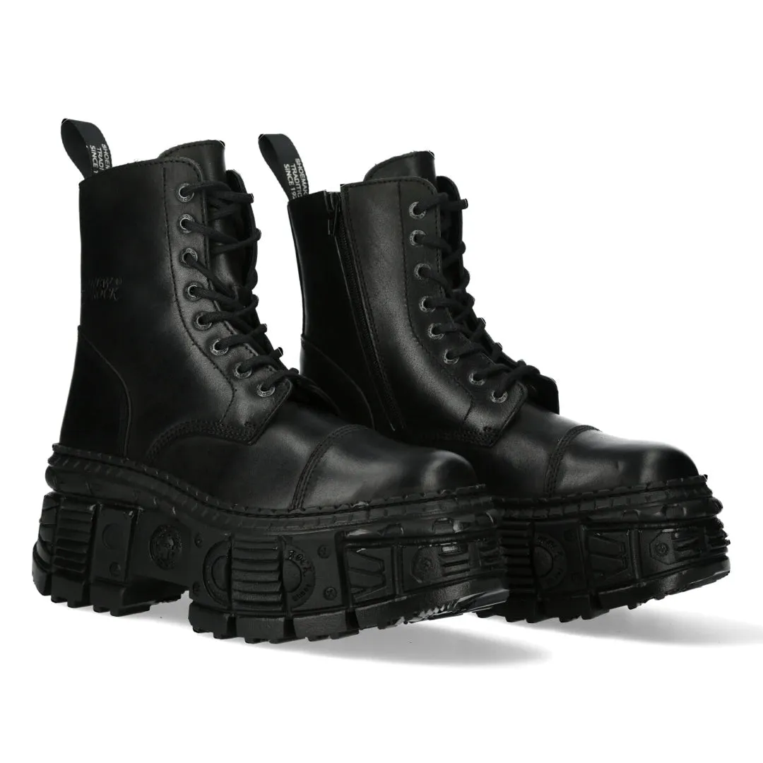 ブーツその他 Rock Boots - Carel - Leather - Black Rock Boots - Carel - Leather - Black (CAREL/ブーツその他