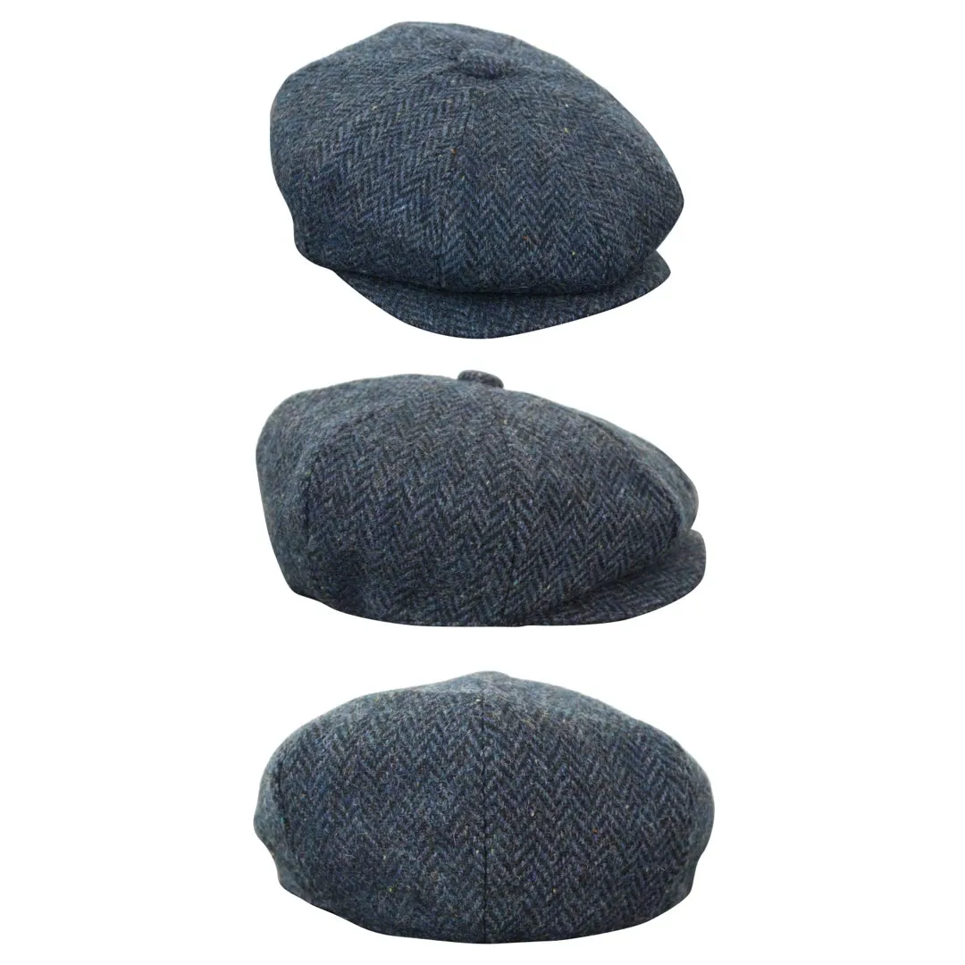 Men's Herringbone Tweed Newsboy Hat sold by Tru Clothing product image thumbnail 2