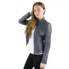 Women's Biker Jacket Leather Zipped Fit Nehru Collar sold by Tru Clothing