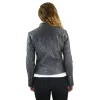 Women's Biker Jacket Leather Zipped Fit Nehru Collar sold by Tru Clothing