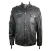 Men's Clearance Leather Jacket Classic Biker Bomber Mix sold by Tru Clothing