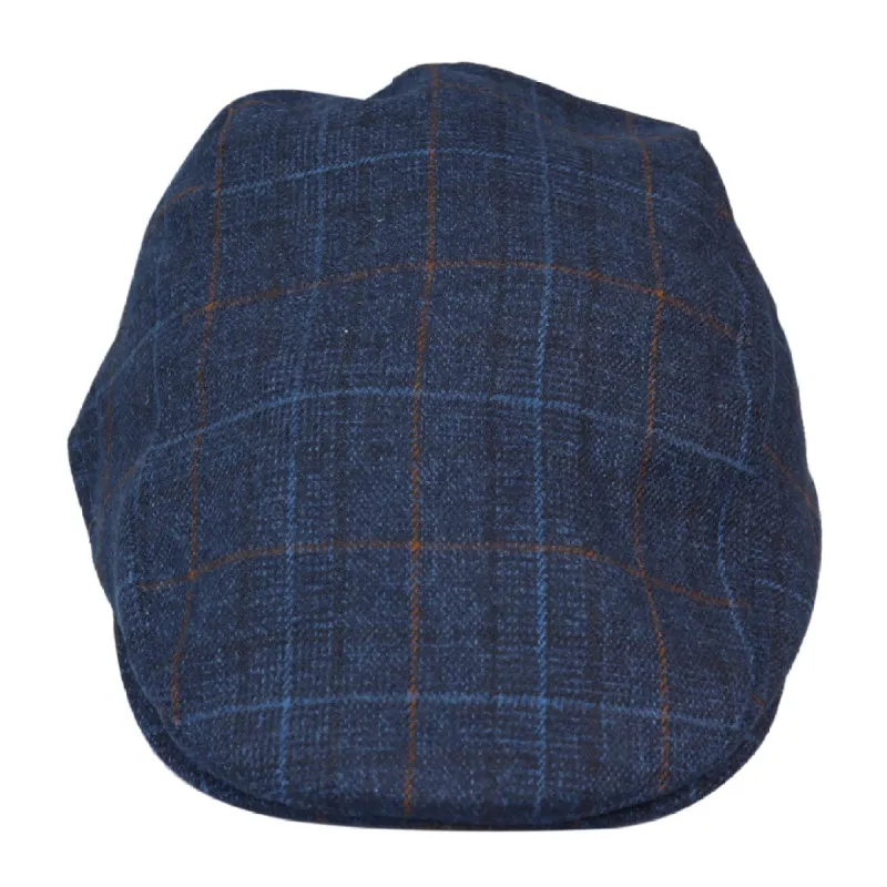 Men's Grandad Baker Flat Cap 8 Panel Tweed Classic 1920s sold by Tru Clothing