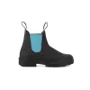 Blundstone 2207 Black Blue Slip On Chelsea Boots sold by Tru Clothing