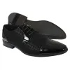 Men's Black Lace Up Derby Shoes sold by Tru Clothing