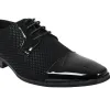 Men's Black Lace Up Derby Shoes sold by Tru Clothing
