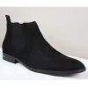 Men's Slip On Suede Leather Lined Chelsea Boots sold by Tru Clothing