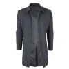 Men's Classic Collar Wool Blend Overcoat sold by Tru Clothing